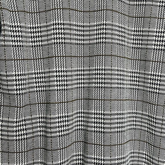 H&M - Tweed Black And White Green Stripe 2 Button Snap Long Blazer Size XS - Picture 14 of 14